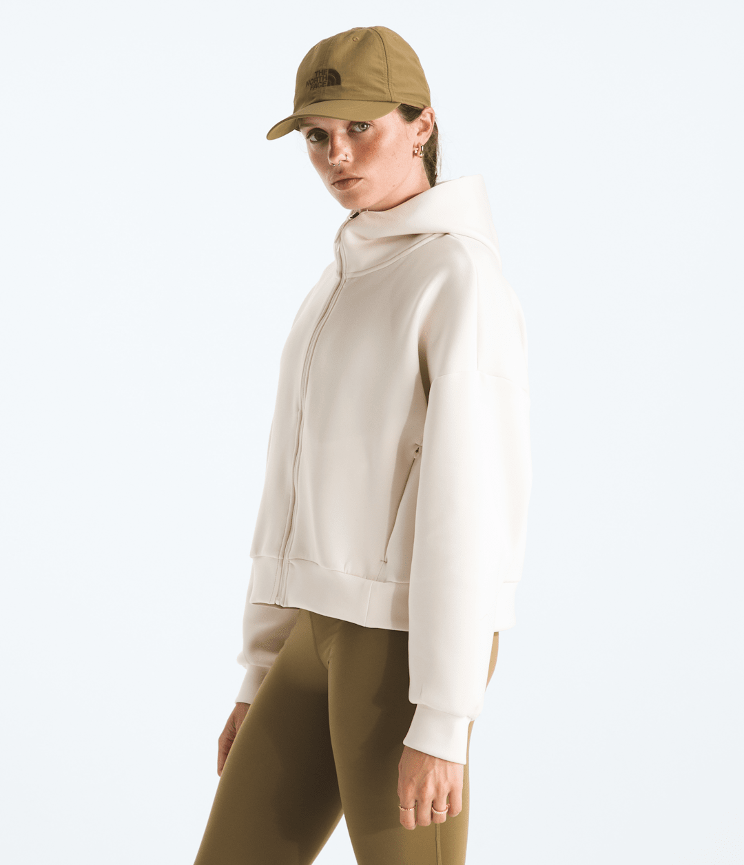 Women’s Jaida Full-Zip Hooded Jacket - White Dune