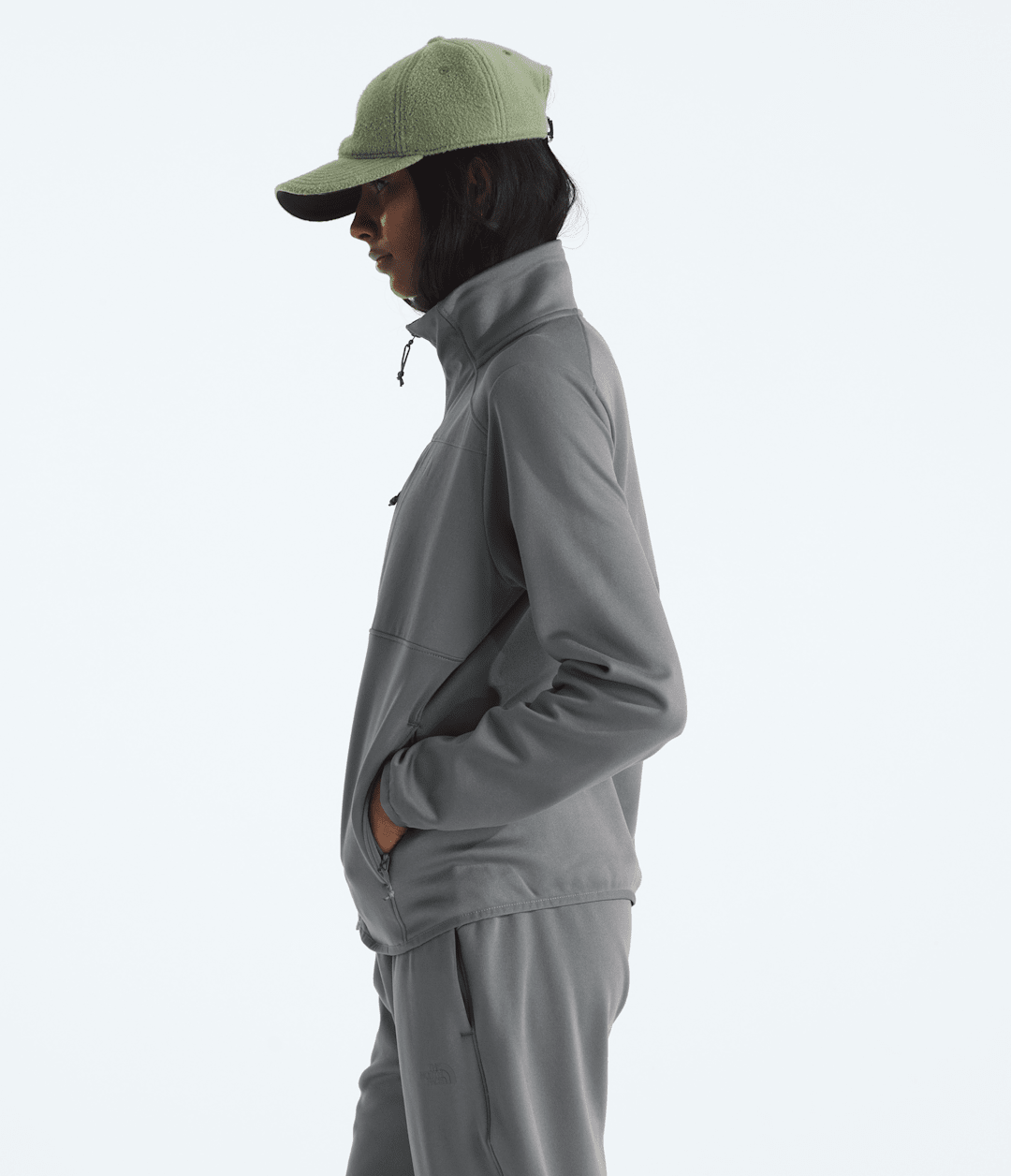 Women’s TNF™ Performance Fleece Full-Zip Jacket - Smoked Pearl