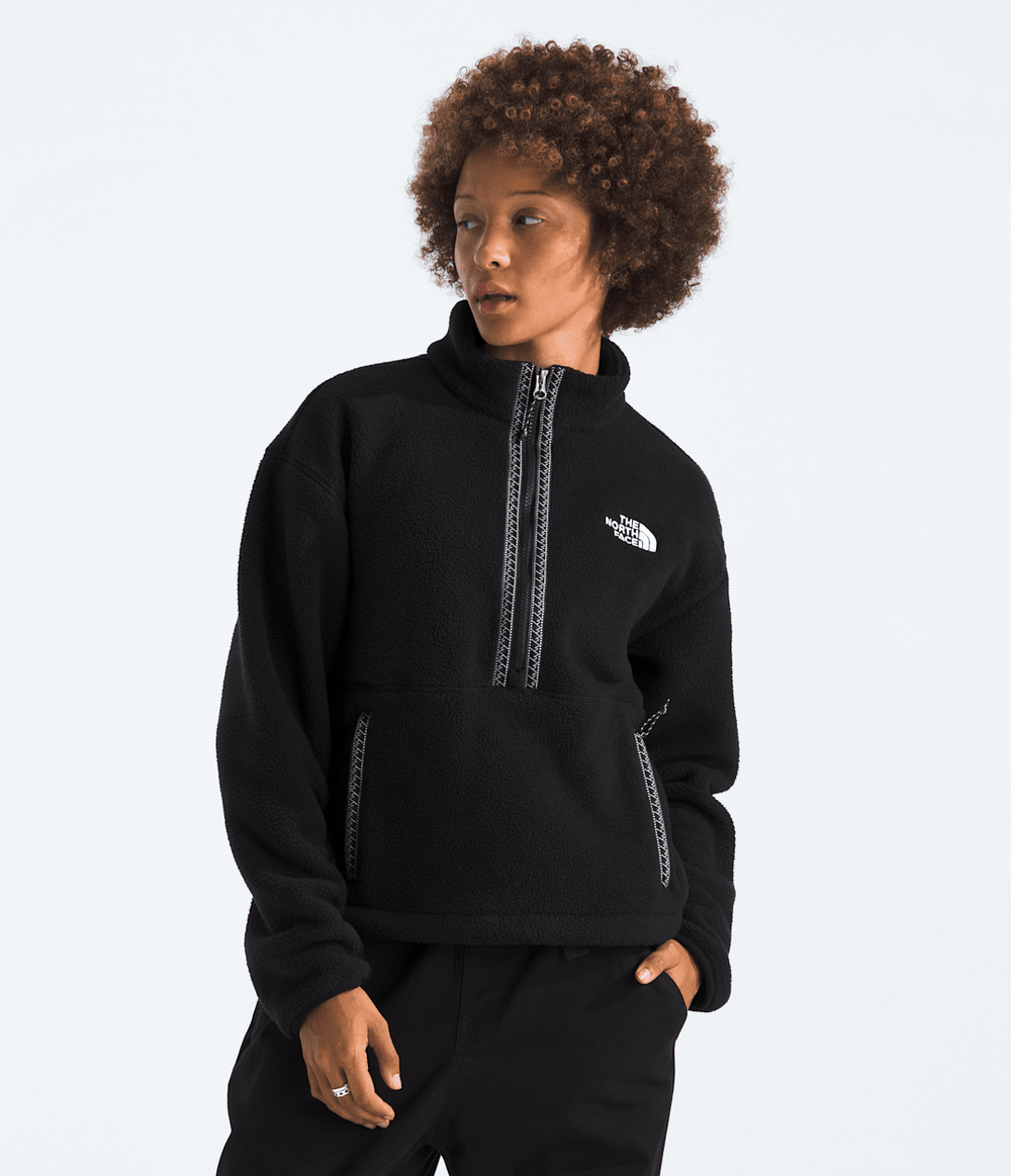 Women’s TNF™ Fleeski ¼-Zip Pullover - TNF Black/TNF Black