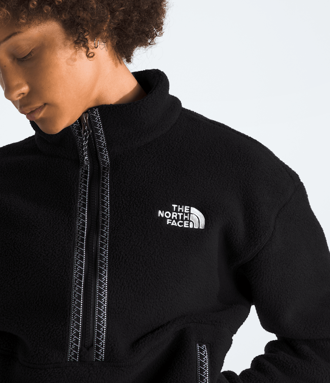 Women’s TNF™ Fleeski ¼-Zip Pullover - TNF Black/TNF Black