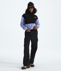 Women’s Glacier Fleece ½-Zip Short Jacket - Periwinkle Glow-Tnf Black