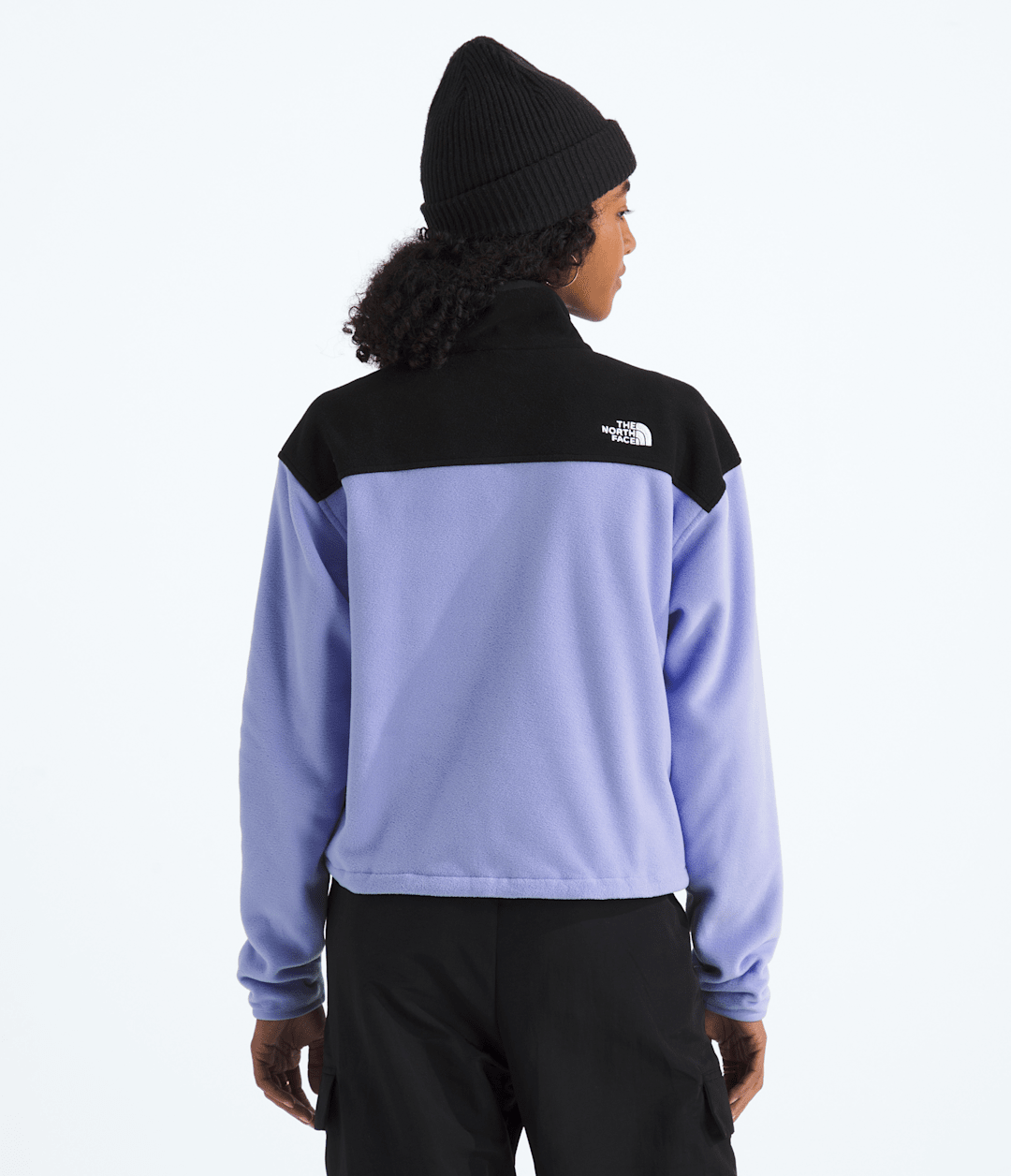 Women’s Glacier Fleece ½-Zip Short Jacket - Periwinkle Glow-Tnf Black