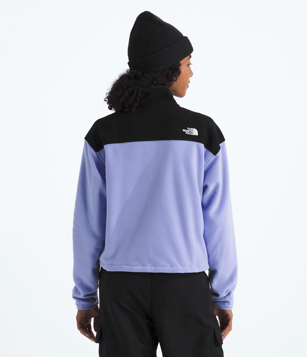 Women’s Glacier Fleece ½-Zip Short Jacket - Periwinkle Glow-Tnf Black