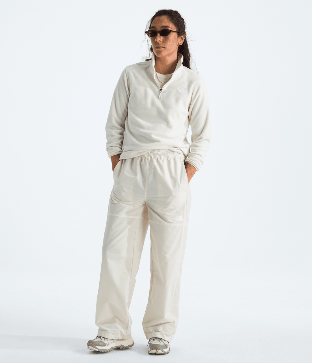 Women’s Glacier Fleece ¼-Zip Jacket - White Dune