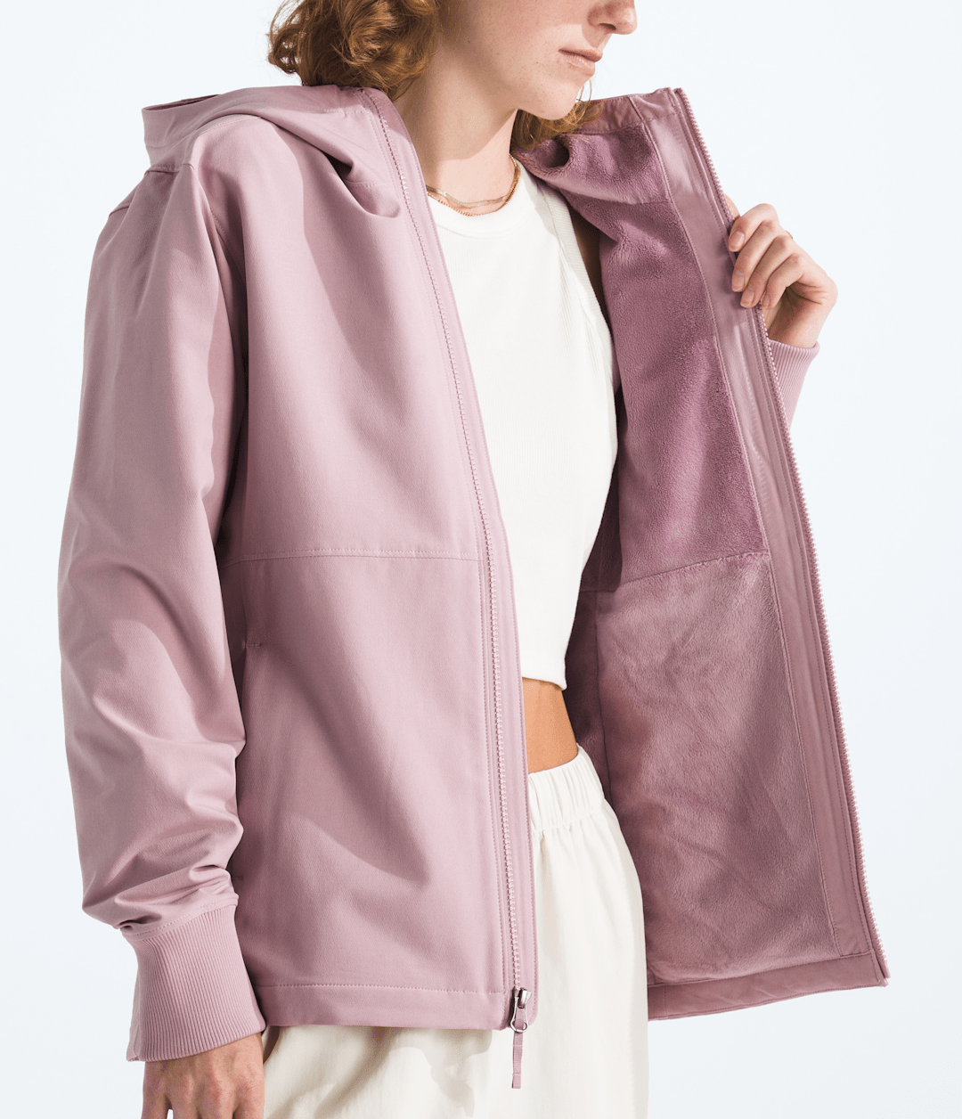 Women’s Shelbe Raschel Hoodie - Metal Pink