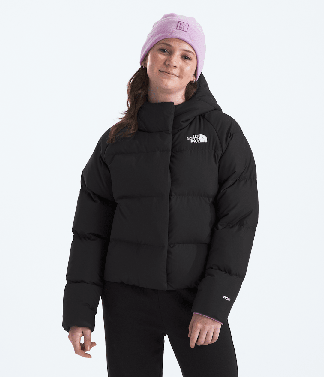 Girls’ North Down Hooded Jacket - TNF Black
