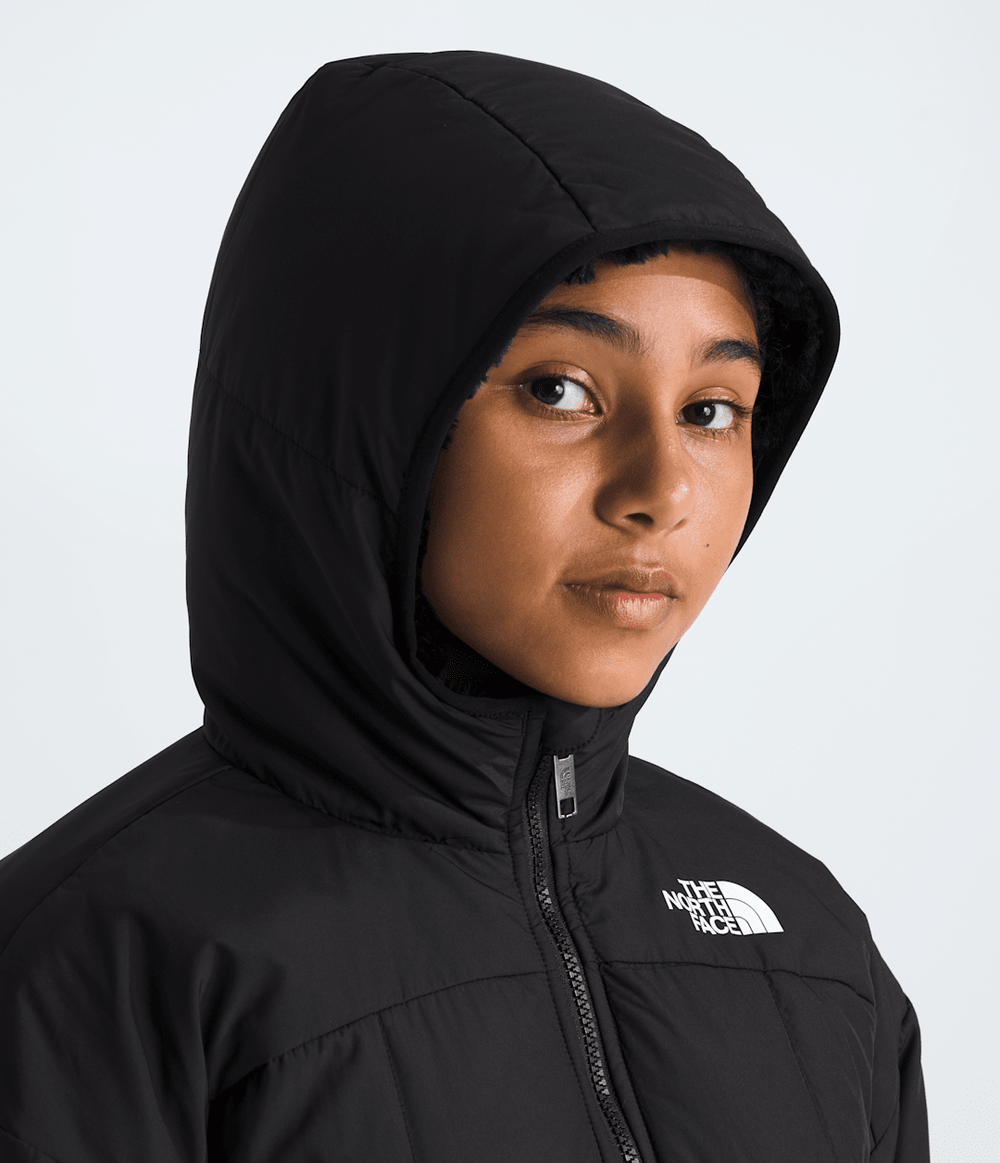 Girls’ Reversible Shasta Short Parka - TNF Black