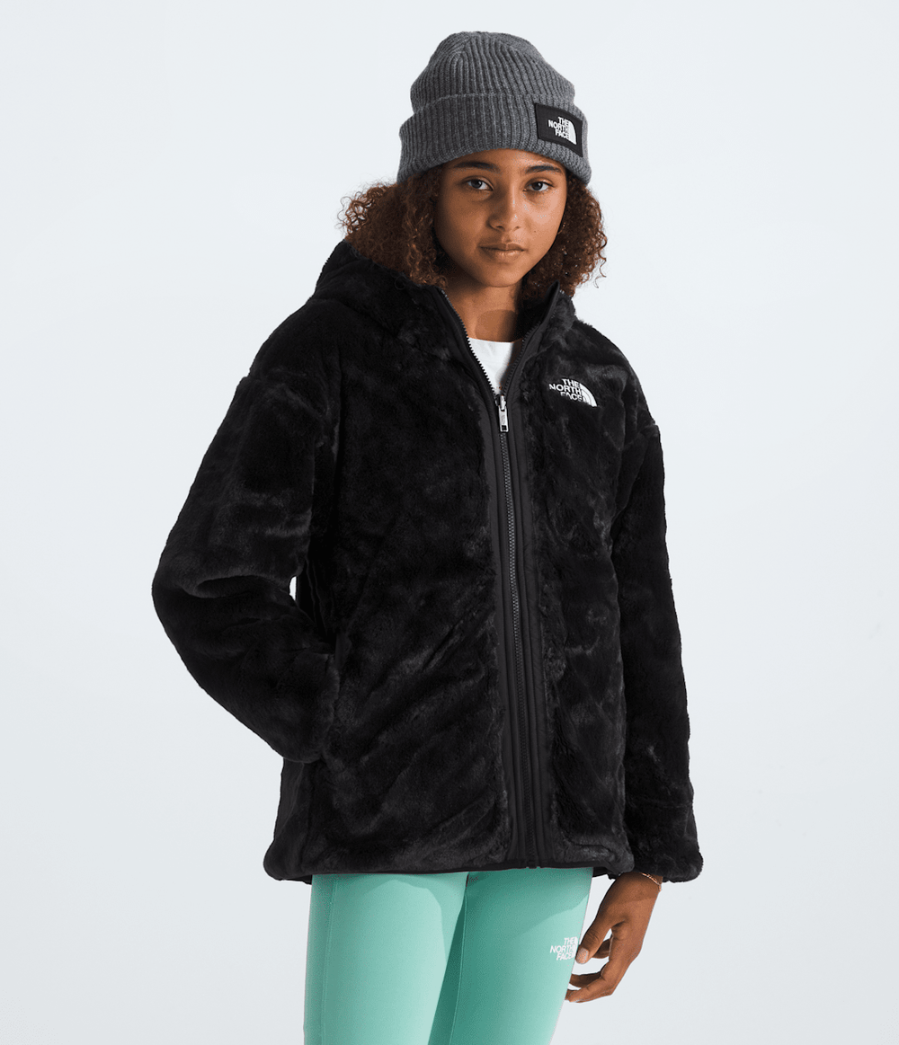 Girls’ Reversible Shasta Short Parka - TNF Black