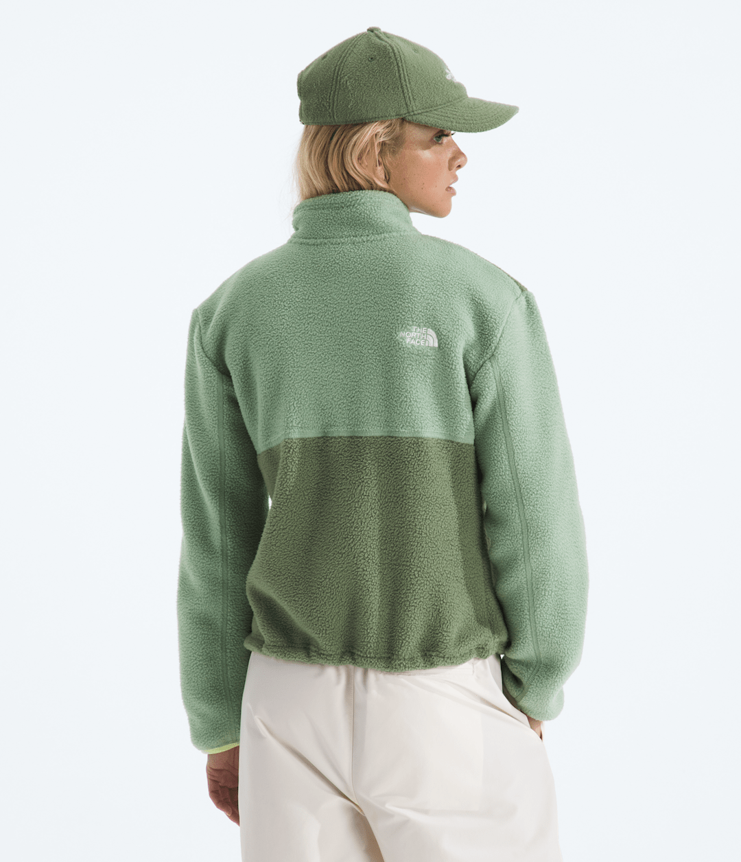 Women’s Yumiori ¼-Zip Jacket - Bark Mist/Slate Moss/Astro Lime