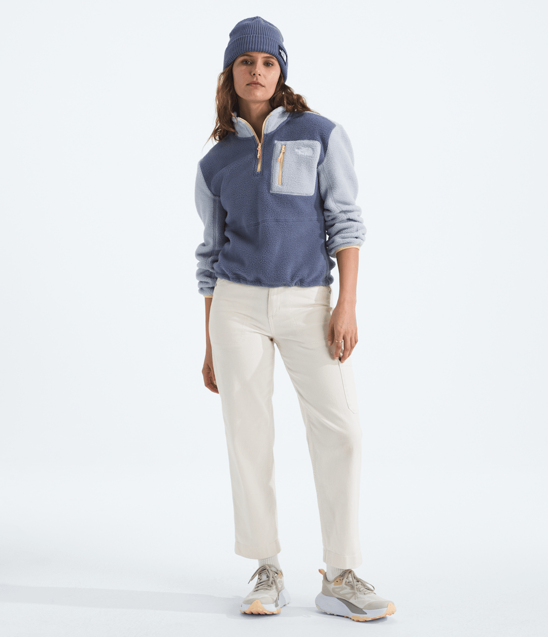 Women’s Yumiori ¼-Zip Jacket - Twilight Galaxy/Blue Flax/Mineral Salt