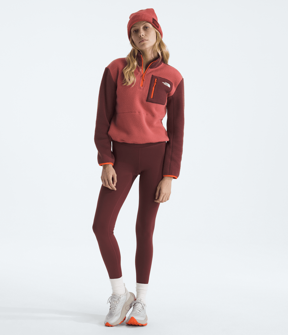 Women’s Yumiori ¼-Zip Jacket - Mars Dust/Sumac/Solar Flare