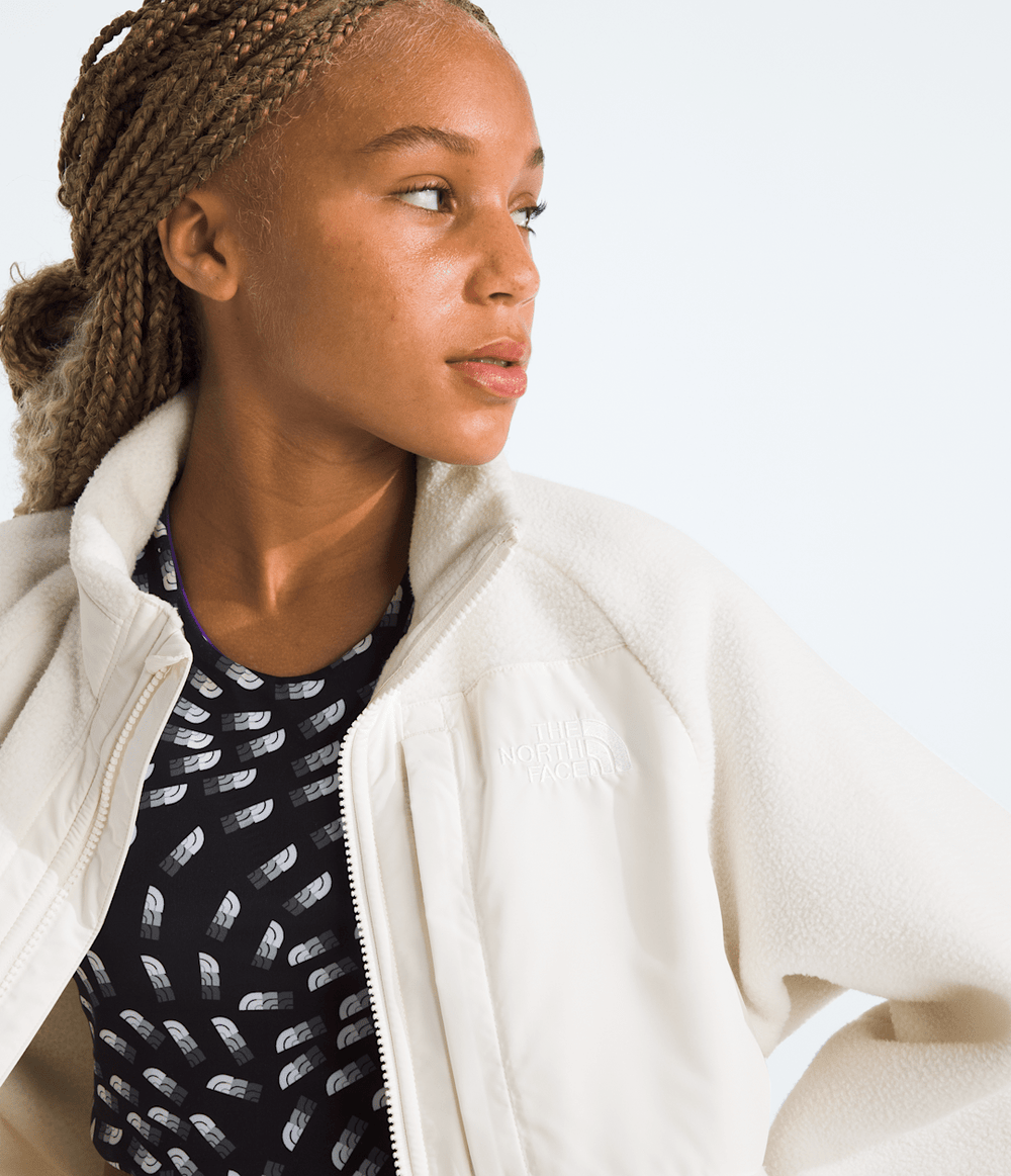 Girls’ Yumiori Full-Zip Jacket - White Dune