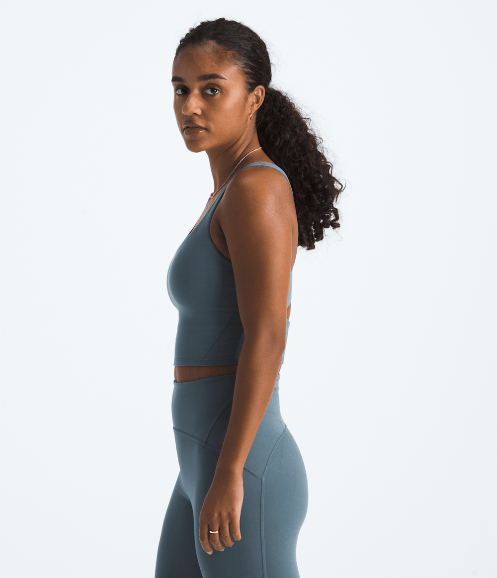 Women’s Jaida Long Line Bra - Granite Grey