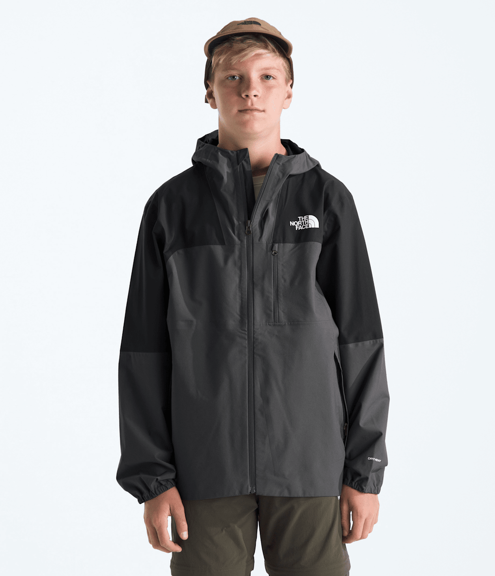 Boys’ & Girls’ Hike Packable Shell - TNF Black/Asphalt Grey