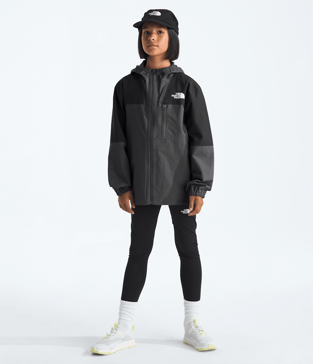 Boys’ & Girls’ Hike Packable Shell - TNF Black/Asphalt Grey