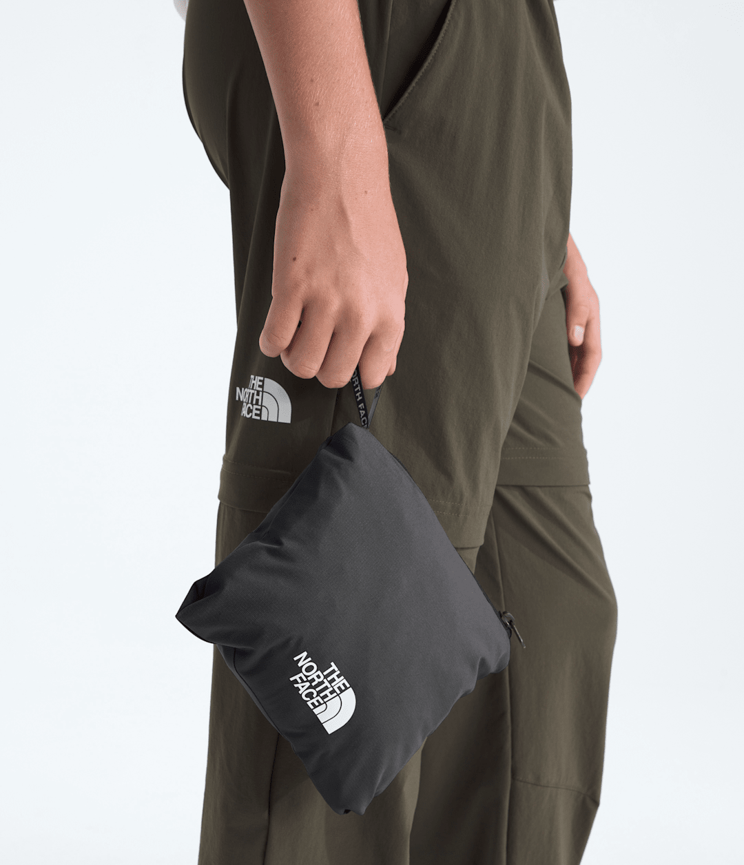 Boys’ & Girls’ Hike Packable Shell - TNF Black/Asphalt Grey