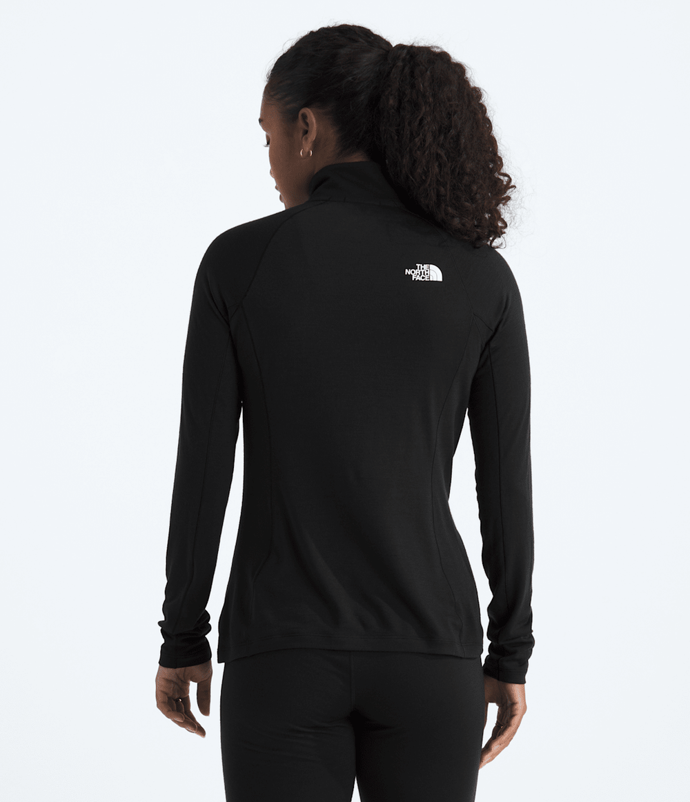 TNF X Smartwool Women’s Merino Blend 150 Long-Sleeve ¼-Zip - Black