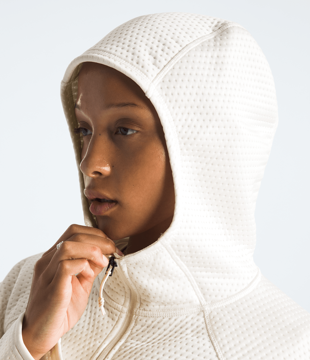 Women’s DOTKNIT™ Thermal Full-Zip Hoodie - White Dune