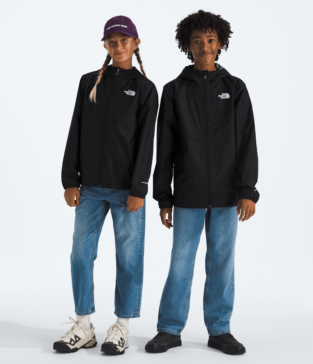 Boys’ & Girls’ Zipline Rain Jacket - TNF Black