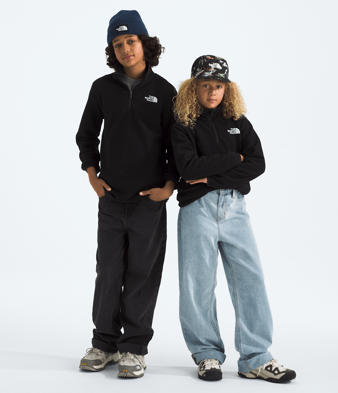 Boys’ & Girls’ Glacier ¼-Zip Pullover - TNF Black