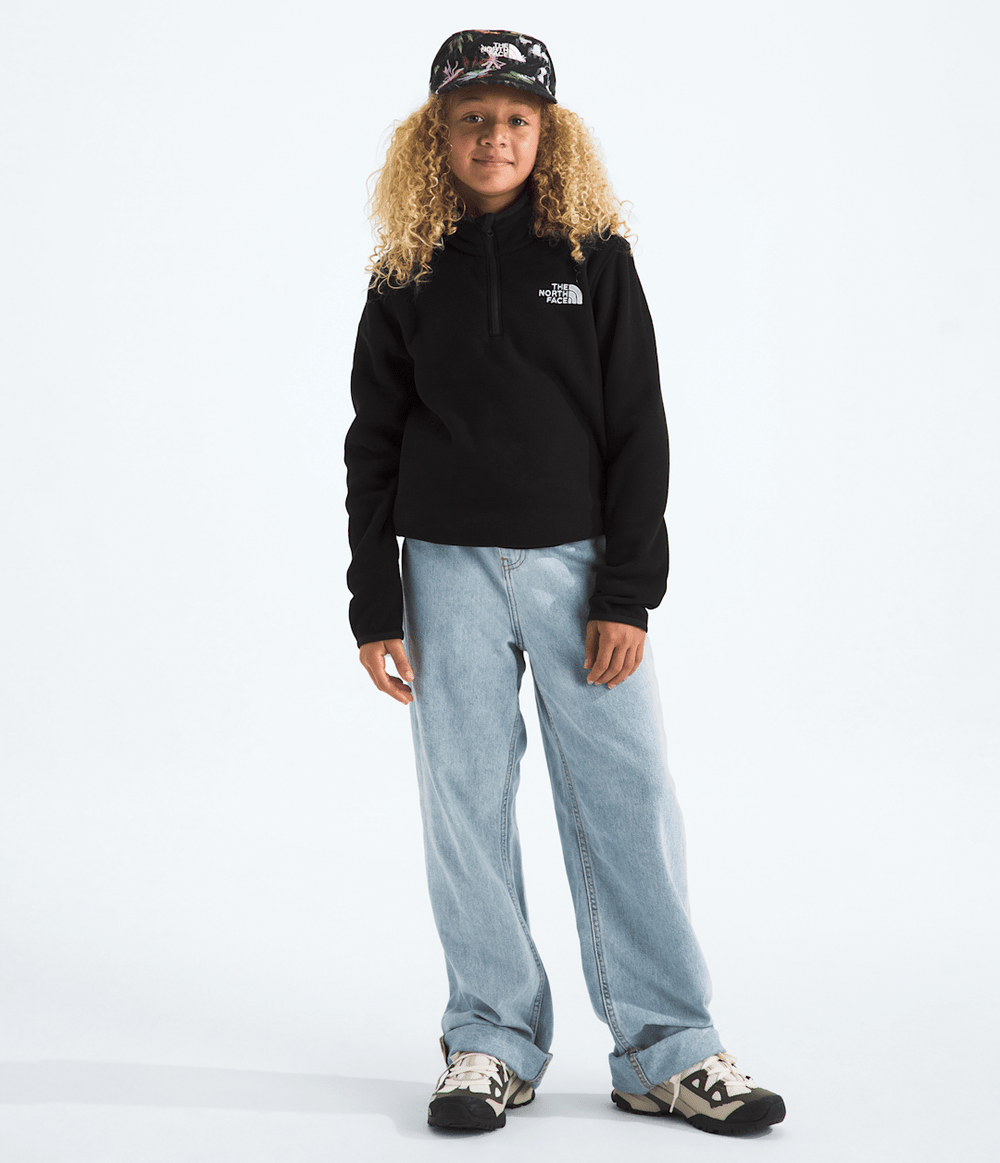 Boys’ & Girls’ Glacier ¼-Zip Pullover - TNF Black