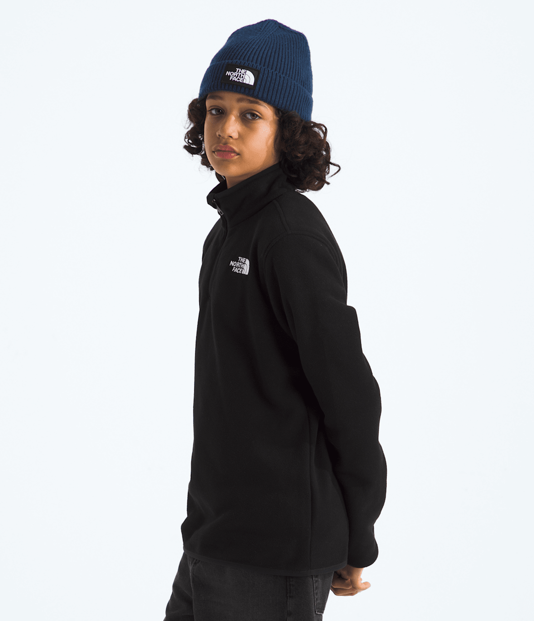 Boys’ & Girls’ Glacier ¼-Zip Pullover - TNF Black