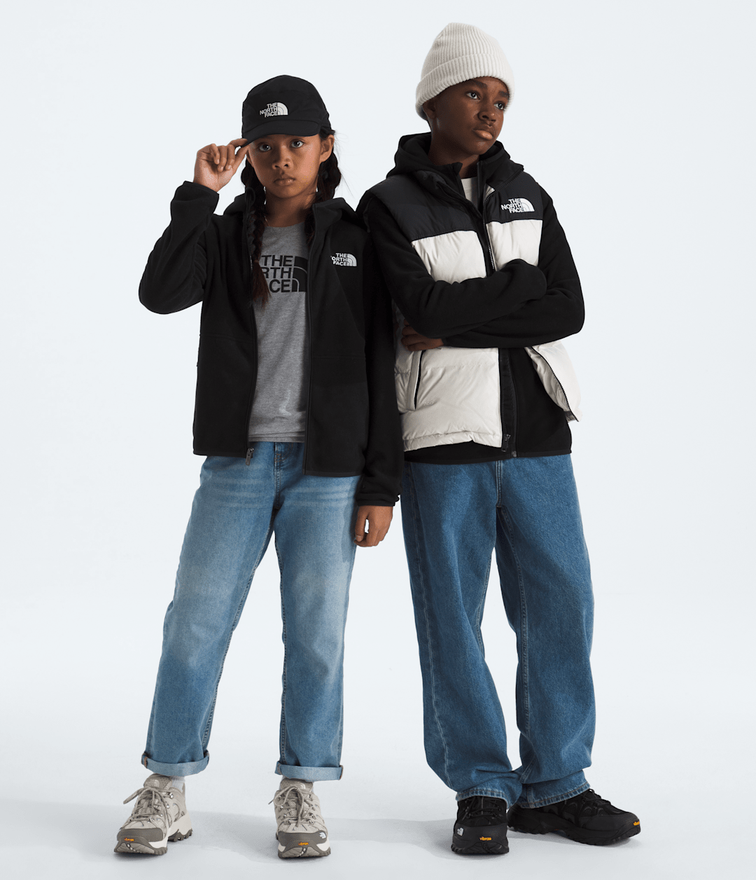 Boys’ & Girls’ Glacier Full-Zip Hoodie - TNF Black