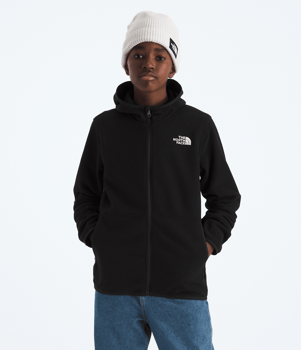 Boys’ & Girls’ Glacier Full-Zip Hoodie - TNF Black