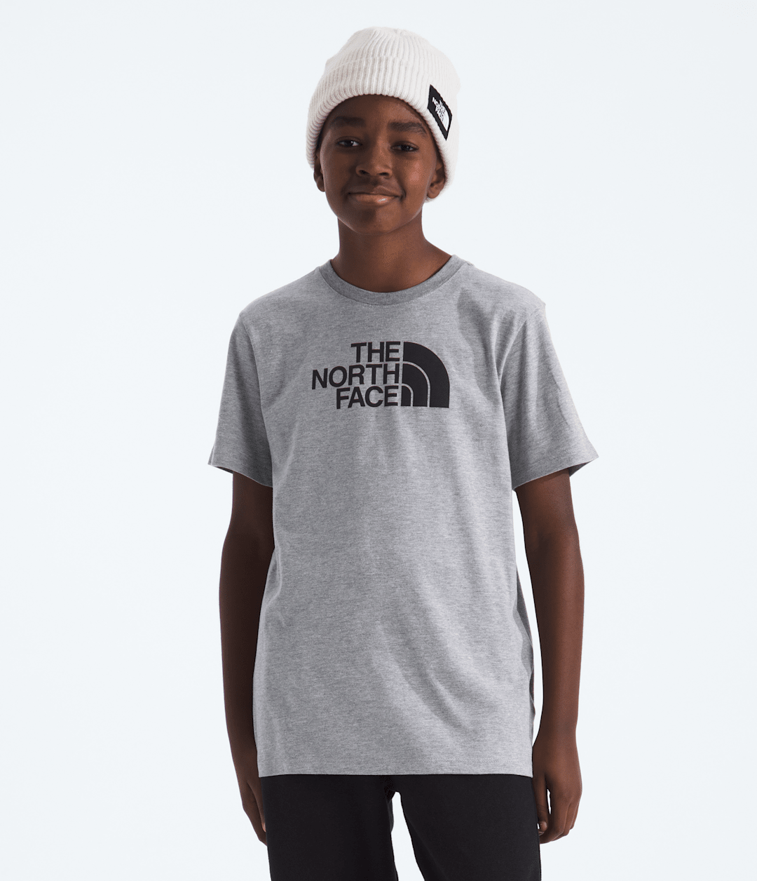 Boys’ & Girls’ Evolution Half Dome Short-Sleeve Tee - TNF Pale Grey Heather