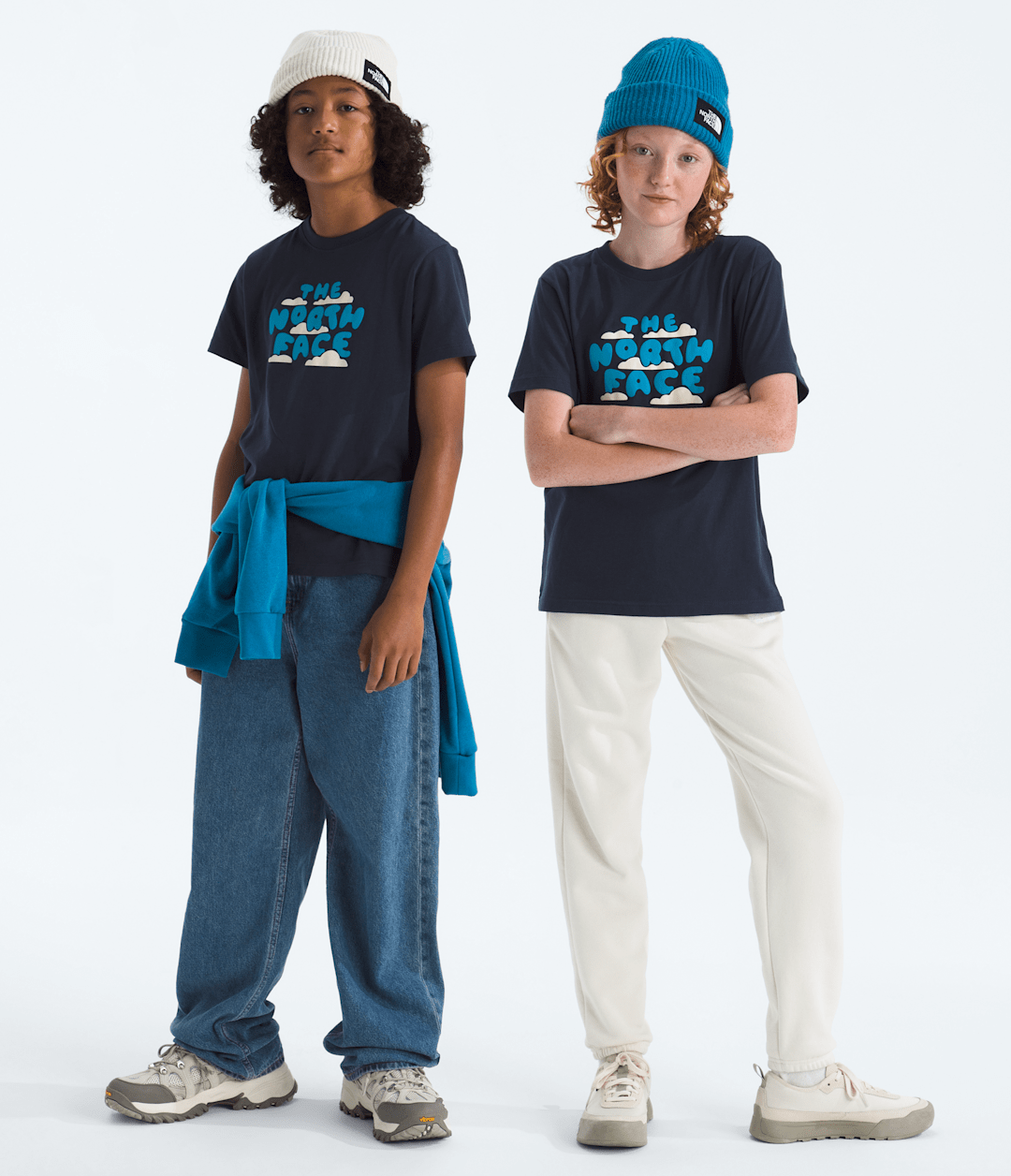 Boys’ & Girls’ Evolution Bubble Cloud Short-Sleeve Tee—Graphic - Summit Navy