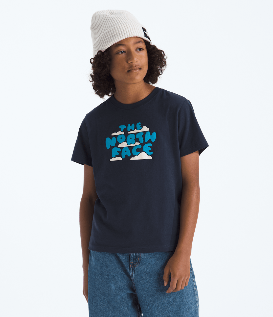 Boys’ & Girls’ Evolution Bubble Cloud Short-Sleeve Tee—Graphic - Summit Navy