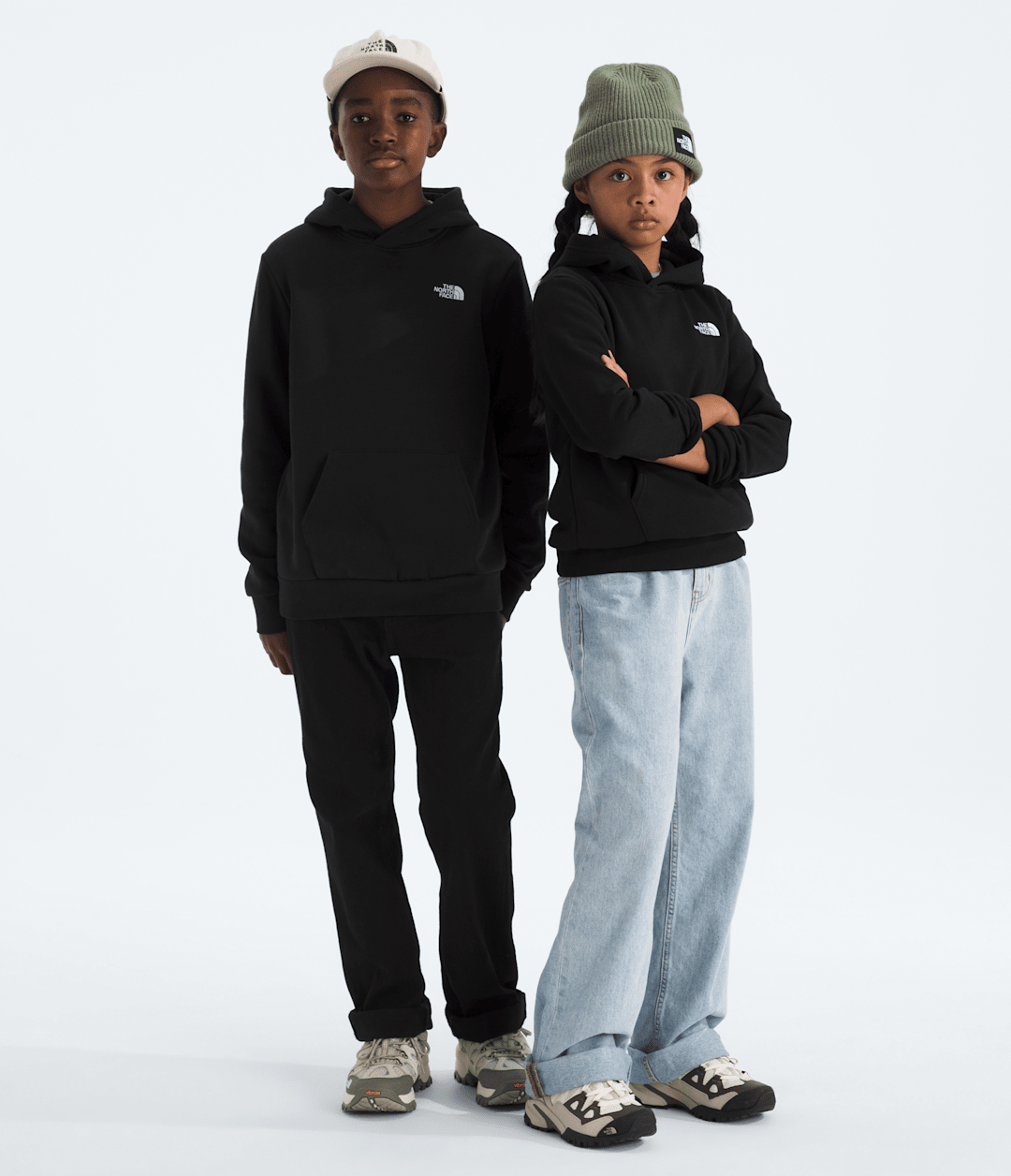 Boys’ & Girls’ Evolution Simple Dome Pullover Hoodie - TNF Black