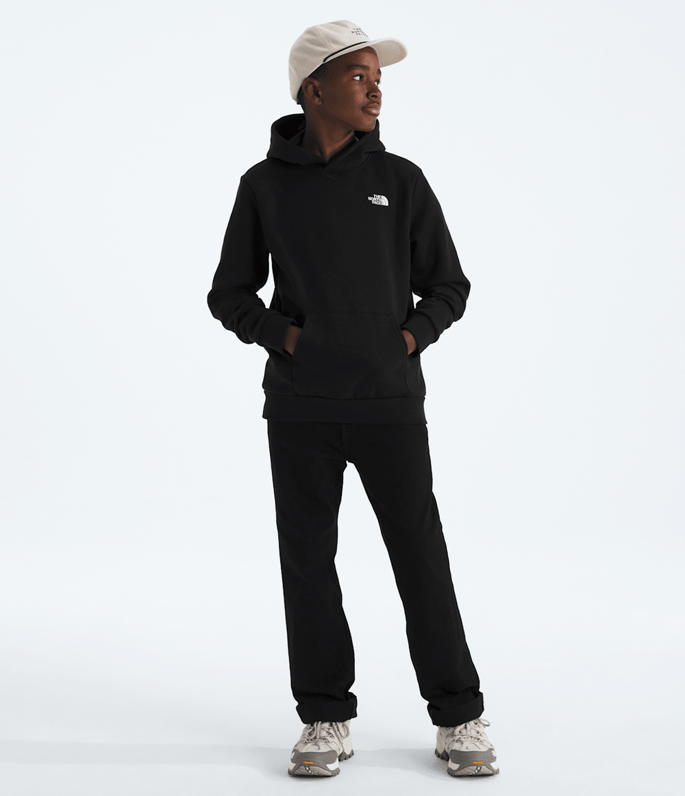 Boys’ & Girls’ Evolution Simple Dome Pullover Hoodie - TNF Black