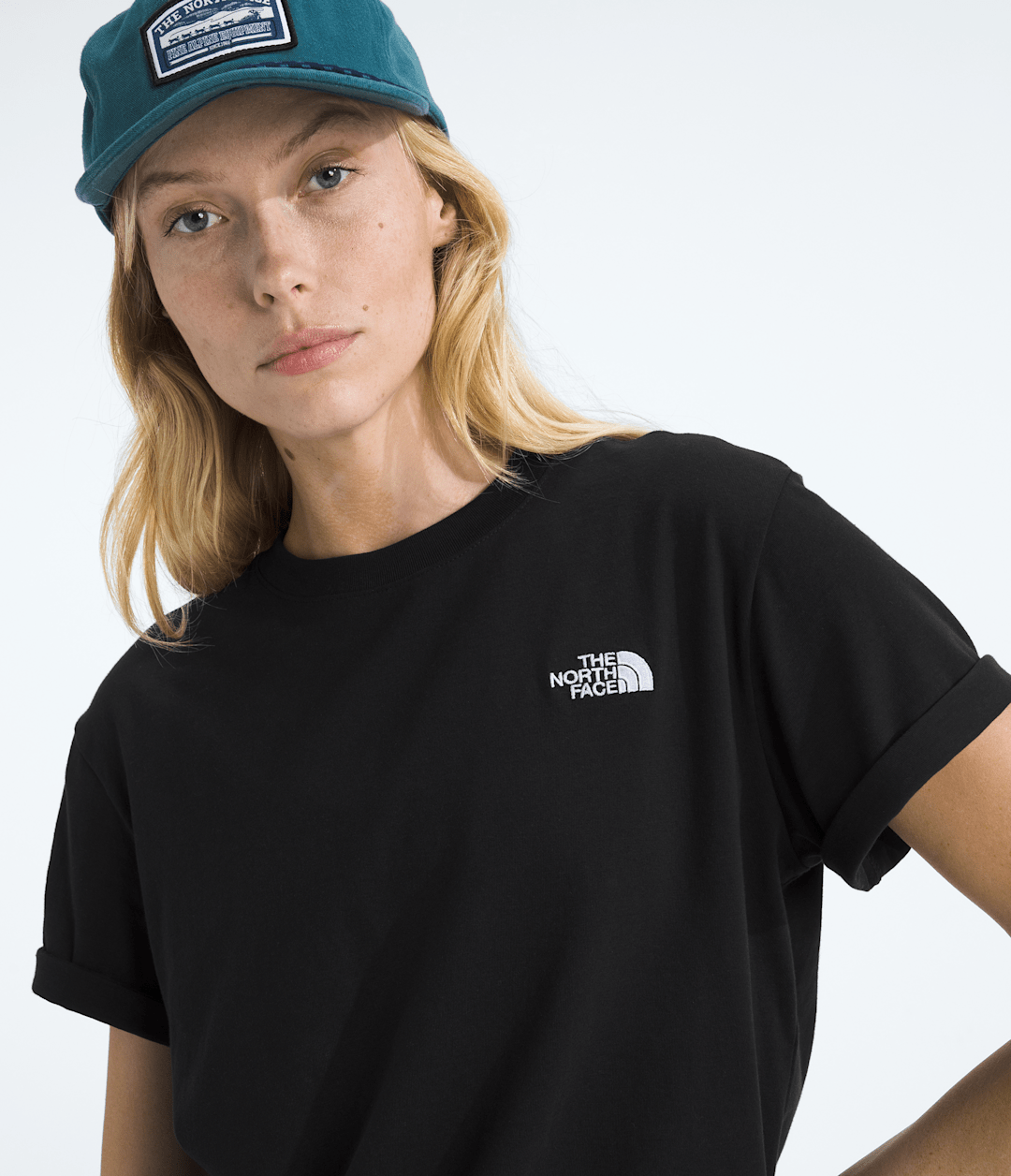 Women’s Evolution Simple Dome Relaxed Short-Sleeve Tee - TNF Black