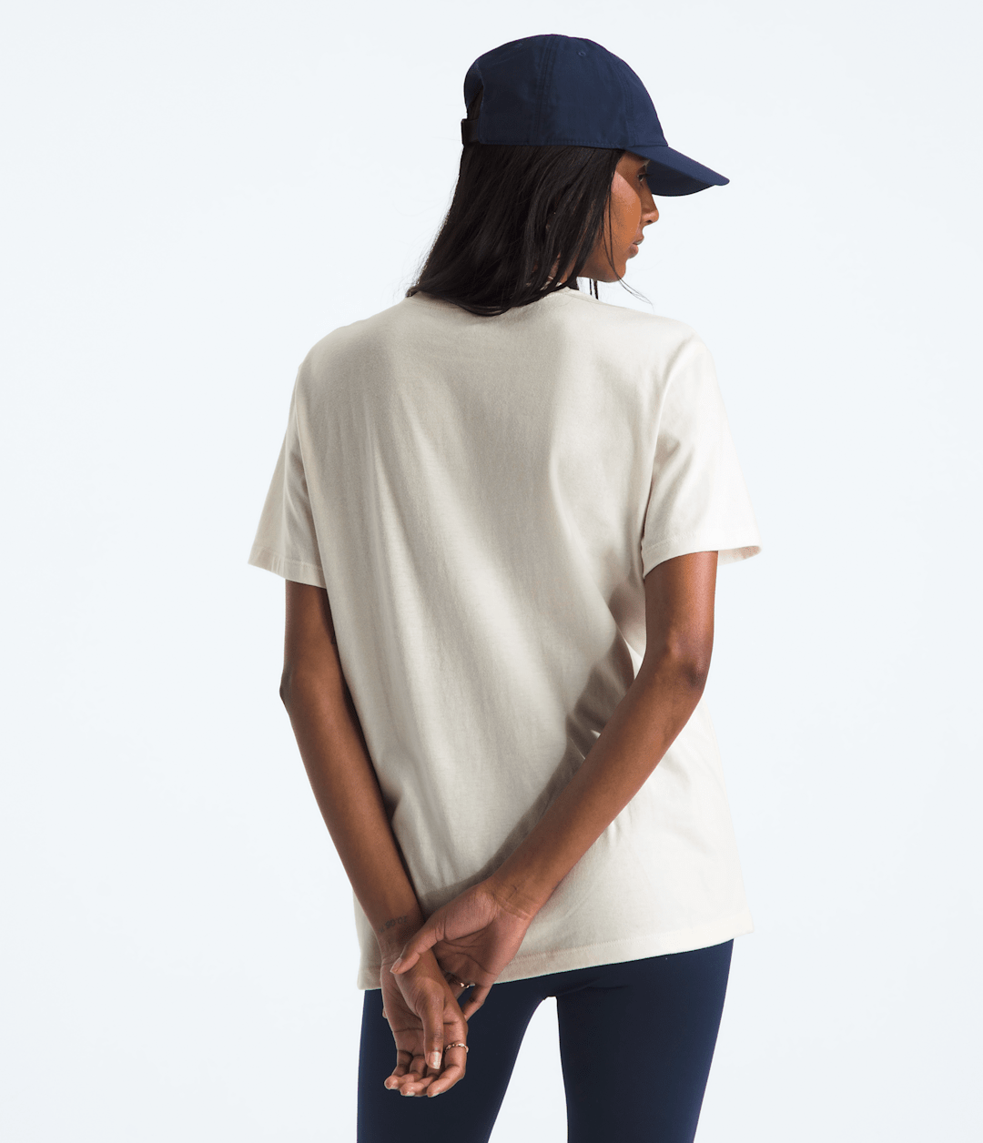 Women’s Evolution Simple Dome Relaxed Short-Sleeve Tee - White Dune
