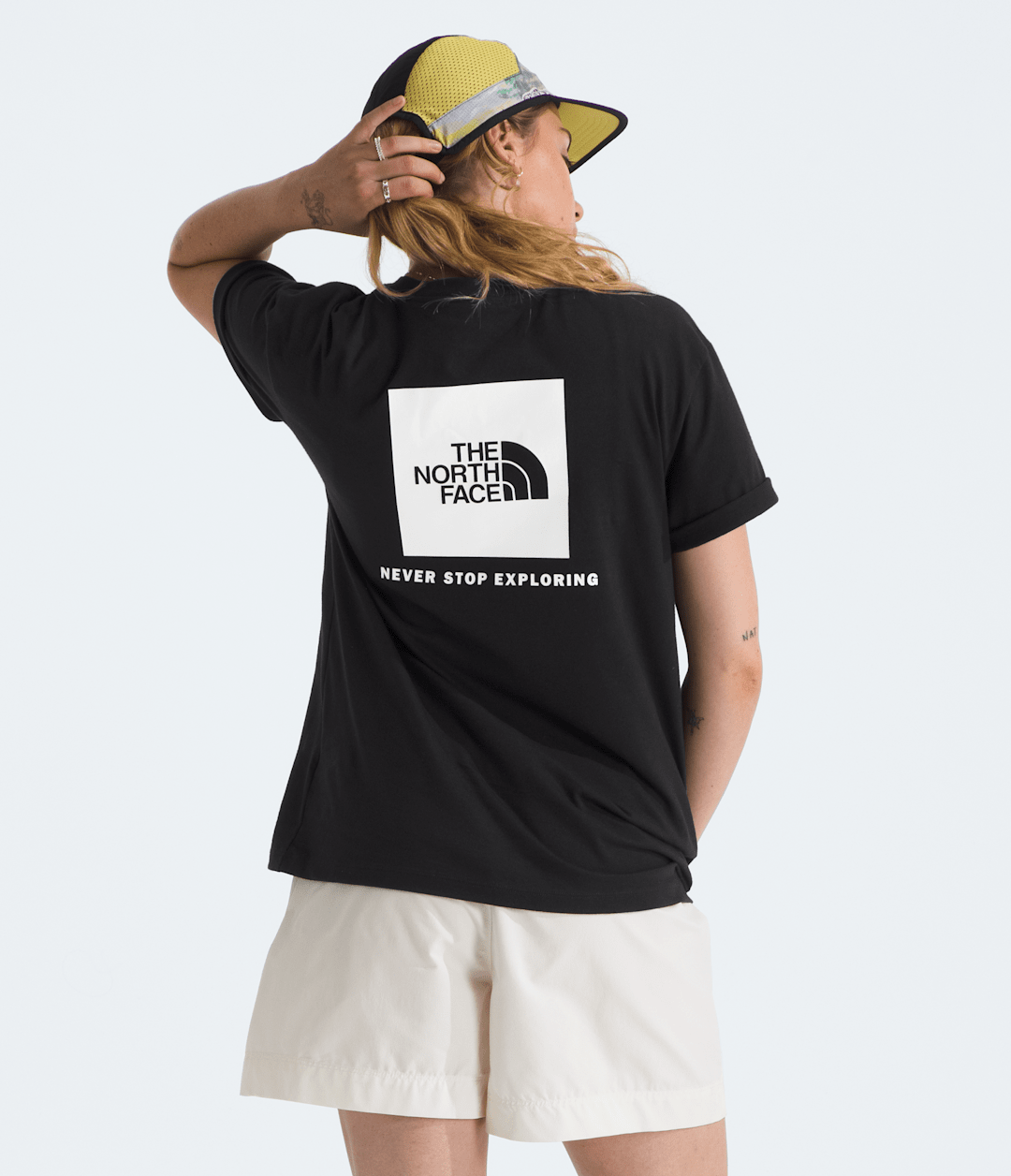 Women’s Evolution Box NSE Relaxed Short-Sleeve Tee - TNF Black/TNF White
