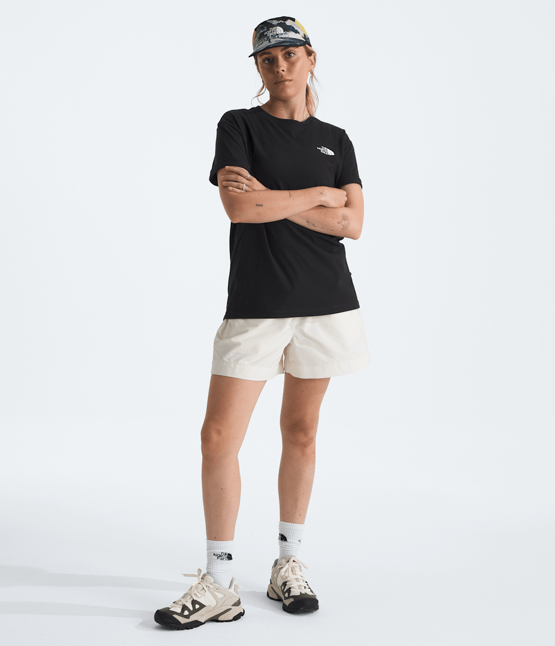 Women’s Evolution Box NSE Relaxed Short-Sleeve Tee - TNF Black/TNF White