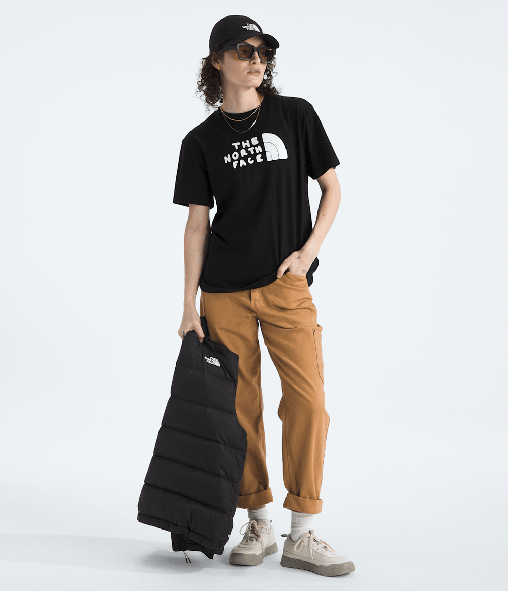 Women’s Evolution Sketch Logo Half Dome Short-Sleeve Tee—Graphic - TNF Black