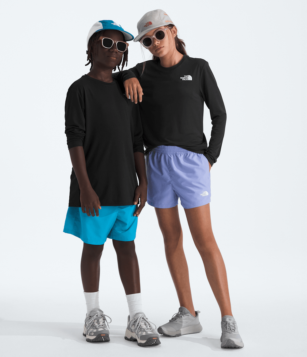 Boys’ & Girls’ 24/7 Long-Sleeve Tee - TNF Black