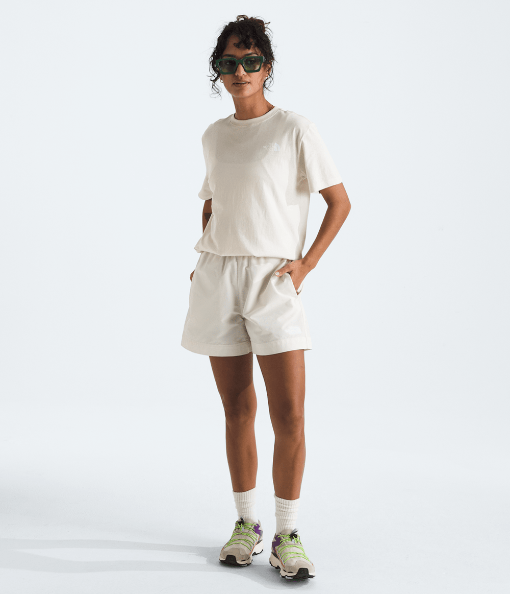 Women's Short-Sleeve Core Outdoor Valley Box NSE Tee - White Dune
