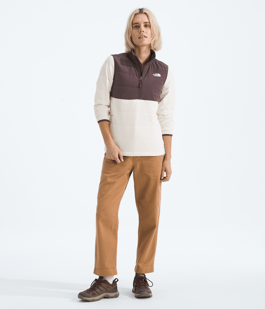 Women’s Mountain Sweatshirt Pullover - White Dune/Tawny Quartz
