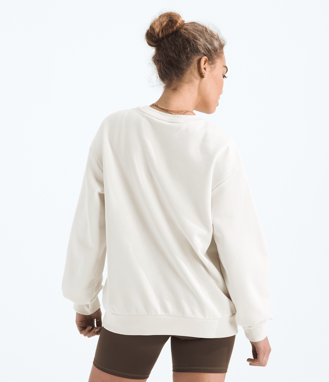 Women’s Evolution Simple Dome Oversized Crew - White Dune
