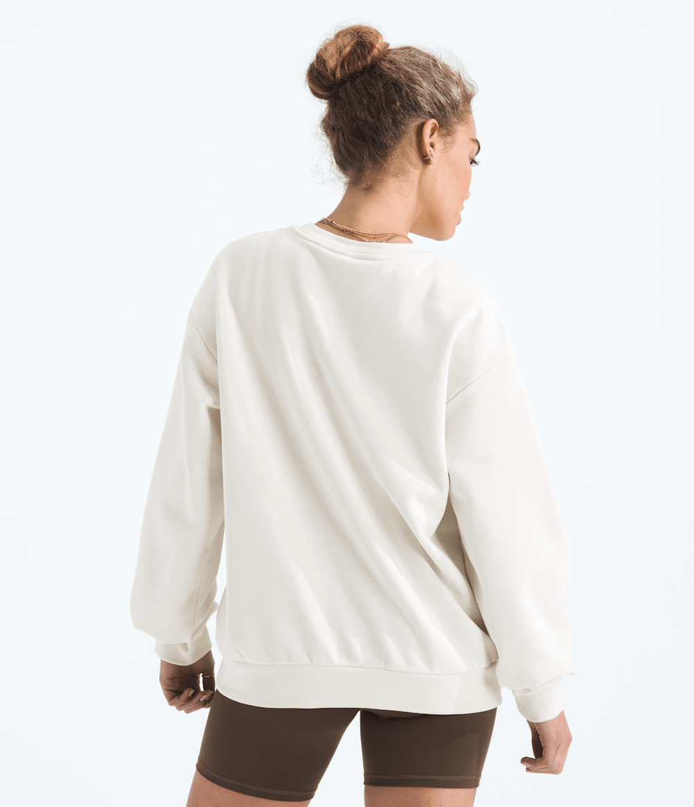 Women’s Evolution Simple Dome Oversized Crew - White Dune