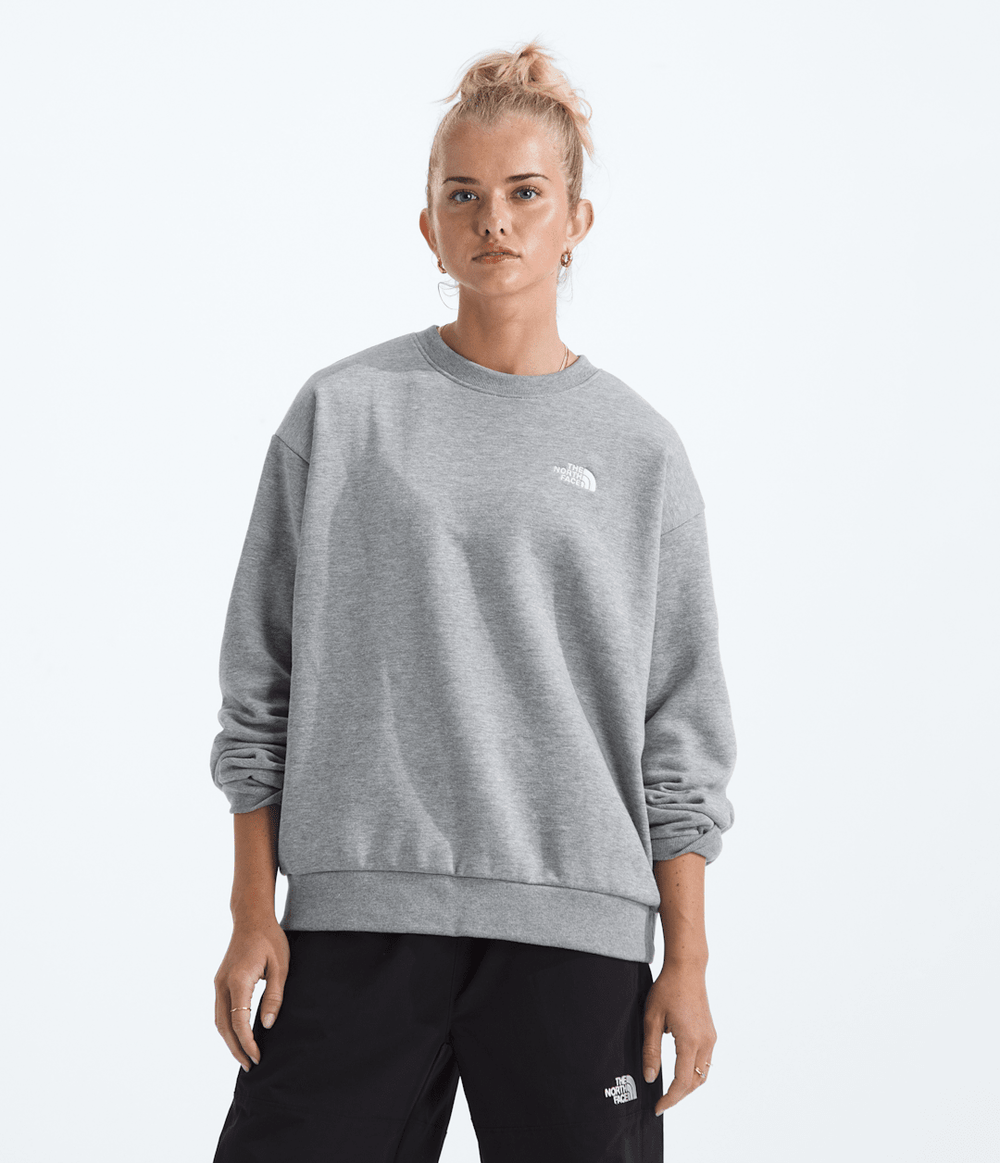 Women’s Evolution Simple Dome Oversized Crew - TNF Pale Grey Heather