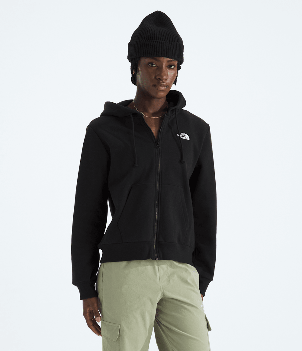 Women’s Evolution Simple Dome Regular Full-Zip Hoodie - TNF Black