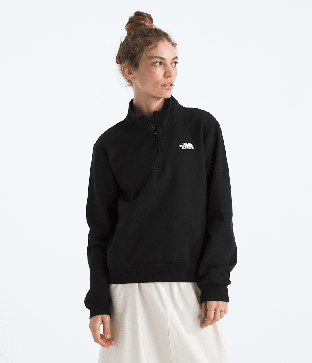 Women’s Evolution Simple Dome Regular ¼-Zip - TNF Black