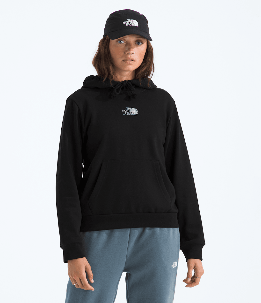 Women’s Floral Alpine Regular Hoodie - TNF Black