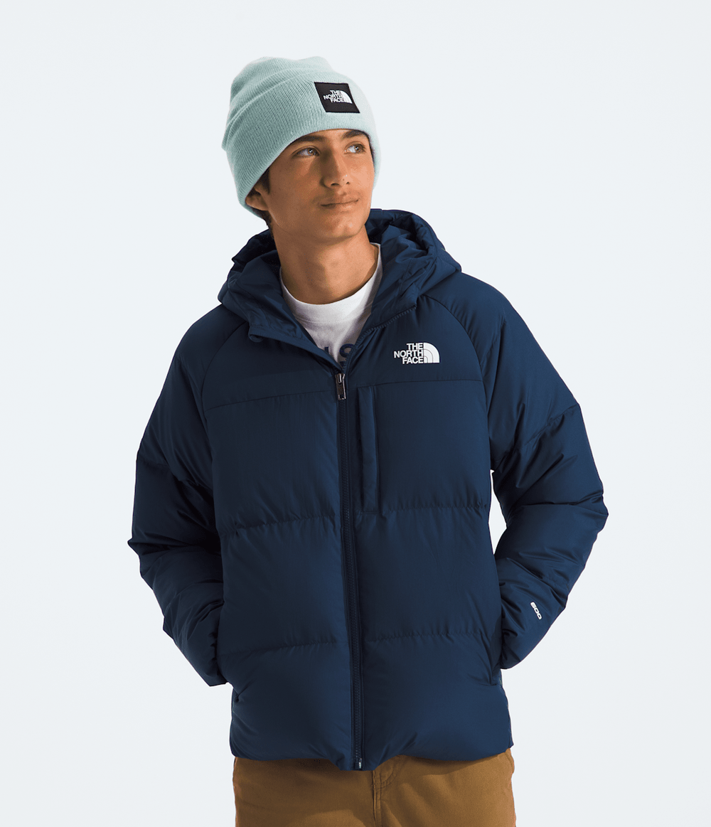 Boys’ North Down Hooded Jacket - Summit Navy