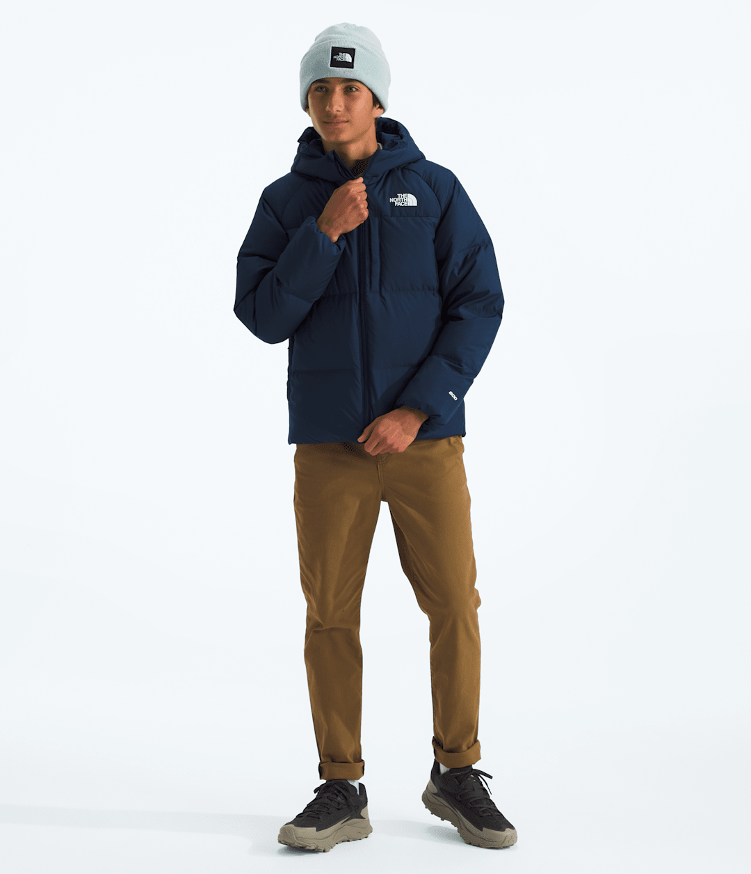 Boys’ North Down Hooded Jacket - Summit Navy