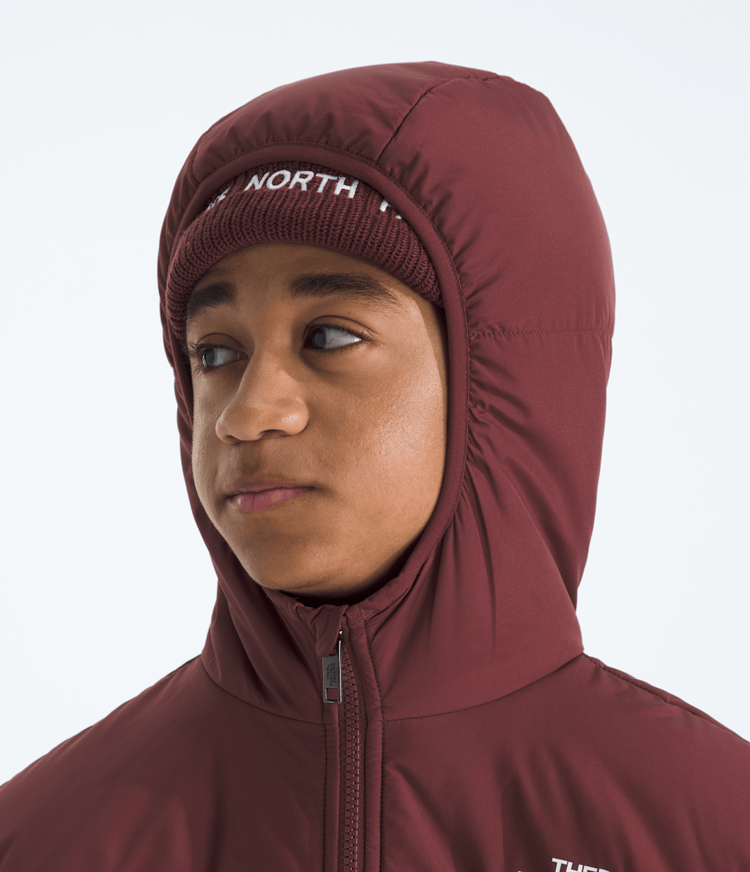 Boys’ Reversible Shasta Full-Zip Hooded Jacket - TNF Red/Sumac